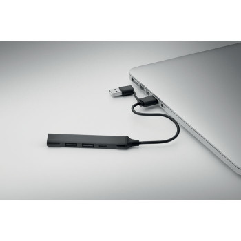 CURRENT - Hub USB a 4 porte 19 cm