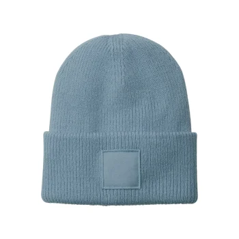 Deep Cuffed Tonal Patch Beanie 