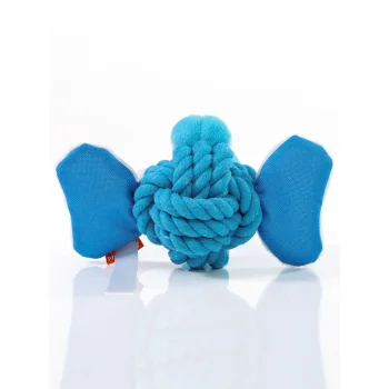 Dog toy knotted animal elephant