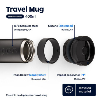 Dopper, tazza da viaggio 400 ml