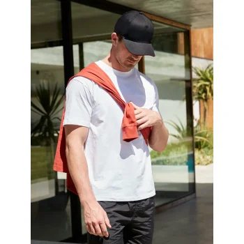 EarthAware® Classic Organic Cotton 5 Panel Cap -  Sandwich Peak