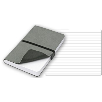 ELASTIC blocco 224 pg. con rigaggio, in vivella bicolore, con elastico. Astuccio di confezione.