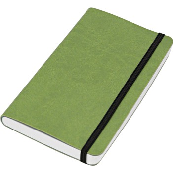 ELASTIC blocco 224 pg. neutro con  elastico, in vivella bicolore. Astuccio di confezione.