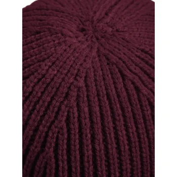 Engineered Knit Ribbed Beanie