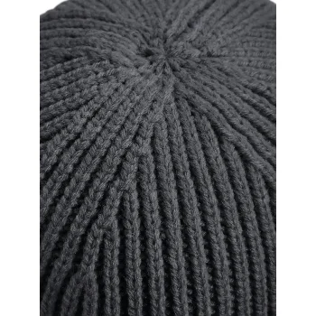 Engineered Knit Ribbed Beanie