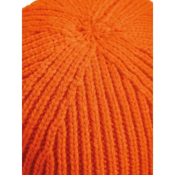 Engineered Knit Ribbed Beanie