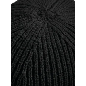 Engineered Knit Ribbed Beanie