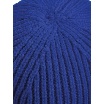 Engineered Knit Ribbed Beanie