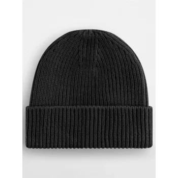 Engineered Knit Ribbed Beanie