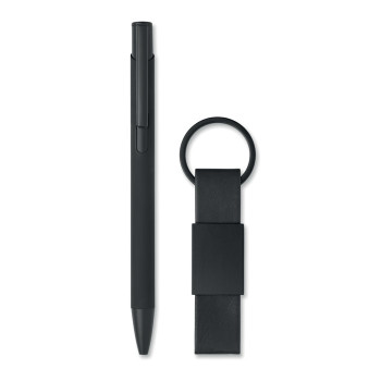 ESCRI SET - Penna e portachiavi in PU