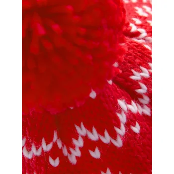 Fair Isle Snowstar Beanie