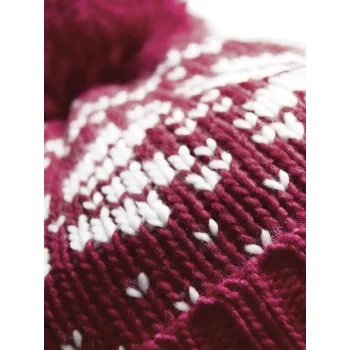 Fair Isle Snowstar Beanie