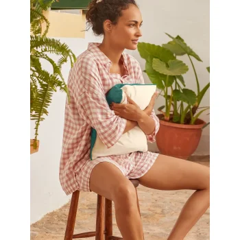 Fairtrade Cotton Piped Cushion Cover