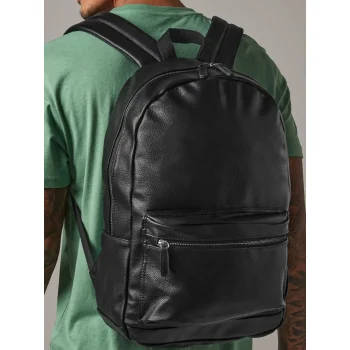 Faux Leather Fashion Backpack