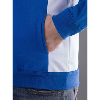 FELPA CAPP.ZIP BICOLORE 100%C