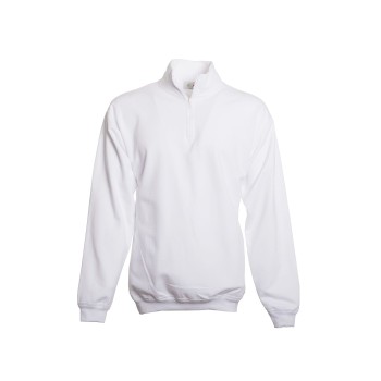 FELPA MEZZA ZIP 100% COTONE