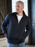 FULL ZIP CARDIGAN 70%C 30%P