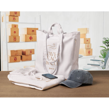 GAVE COLOUR - Shopper in cotone riciclato