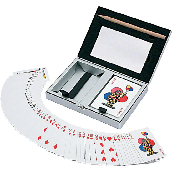 Gioco di carte personalizzabile con doppio mazzo e segnapunti