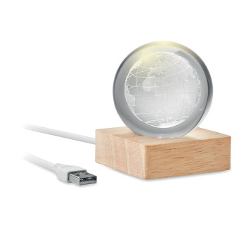 GLOBE LIGHT - Palla di vetro a globo LED
