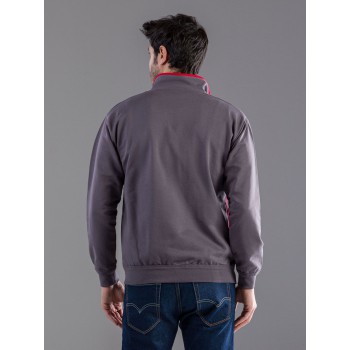 Half zip sweatshirt 100%C