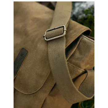 Heritage Waxed Canvas Messenger