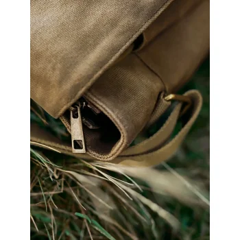 Heritage Waxed Canvas Messenger