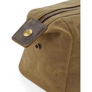 Heritage Waxed Canvas Wash Bag