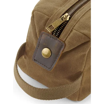 Heritage Waxed Canvas Wash Bag