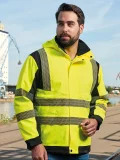 Hi-Vis Softshell Rain Jacket Printable Copenhagen