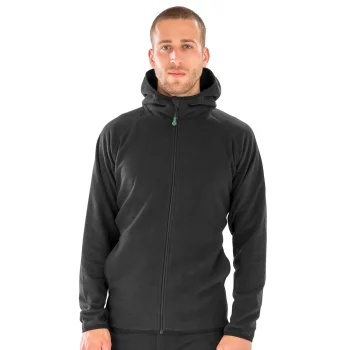 Hooded Recycled Microfleece Jacket