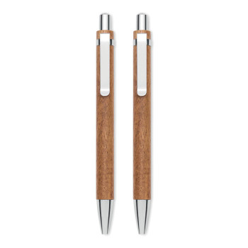 JAKARTA SET - Set penna e matita in legno