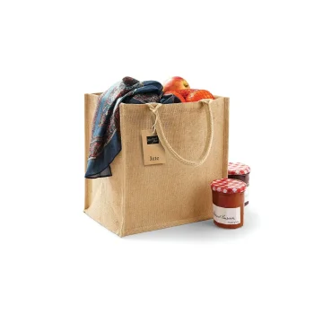 Jute Midi Tote