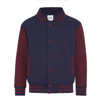 KIDS VARSITY JACKET 80%C 20%P