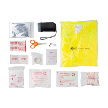 Kit di pronto soccorso per auto Hazel | 40 pz | Solo UE