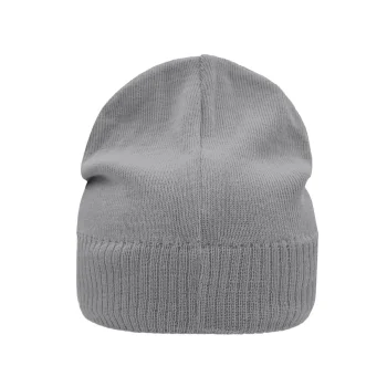 Knitted Beanie with Fleece Inset