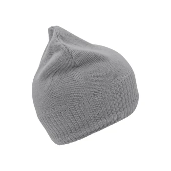 Knitted Beanie with Fleece Inset