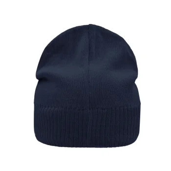Knitted Beanie with Fleece Inset