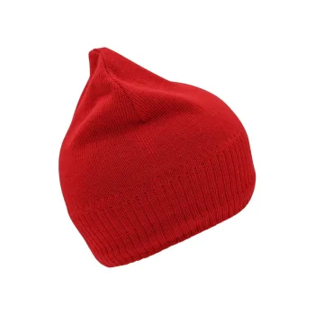Knitted Beanie with Fleece Inset
