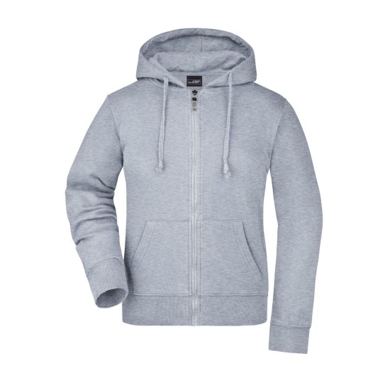 LADIES HOODED JACKET 80%C20%P