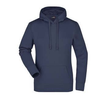 LADIES HOODED SWEAT 80%C20%P