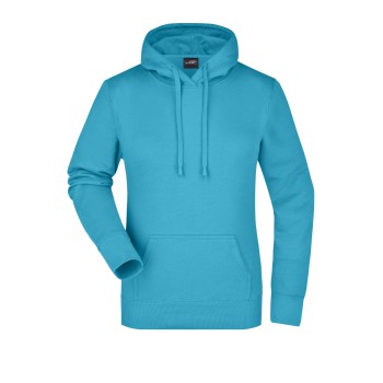 LADIES HOODED SWEAT 80%C20%P