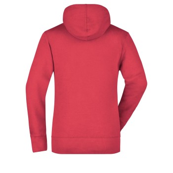 LADIES HOODED SWEAT 80%C20%P