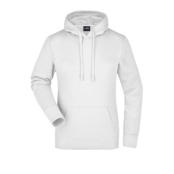 LADIES HOODED SWEAT 80%C20%P