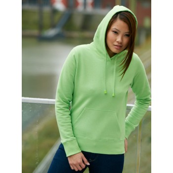 LADIES HOODED SWEAT 80%C20%P