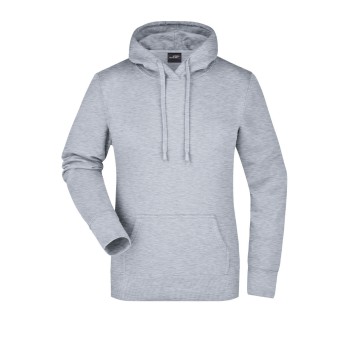 LADIES HOODED SWEAT 80%C20%P