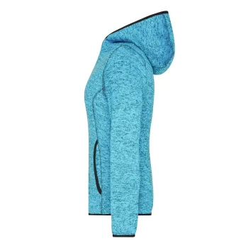 Ladies' Knitted Fleece Hoody