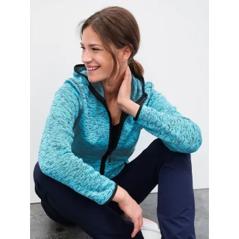 Ladies' Knitted Fleece Hoody