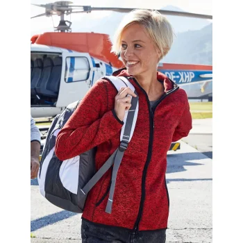 Ladies' Knitted Fleece Hoody