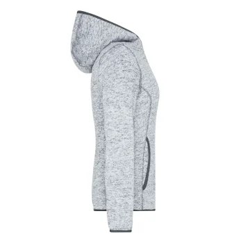 Ladies' Knitted Fleece Hoody